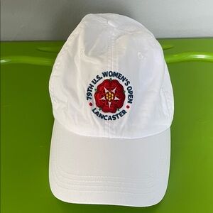Ahead 79th Women’s US Open adjustable velcro cotton golf core white cap